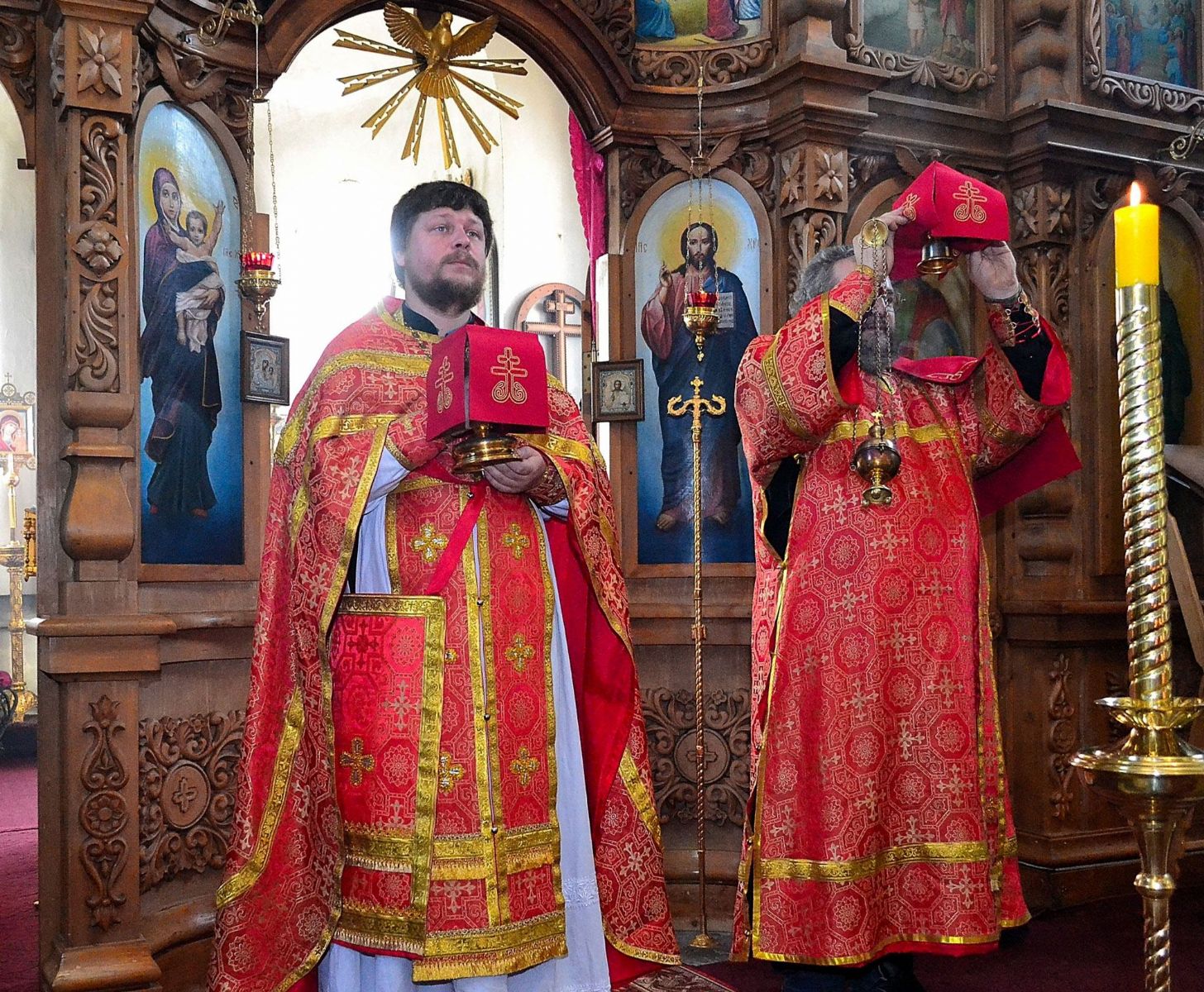 Торжественным богослужением отметили в нашем храме праздник святых равноапостольных Кирилла и Мефодия