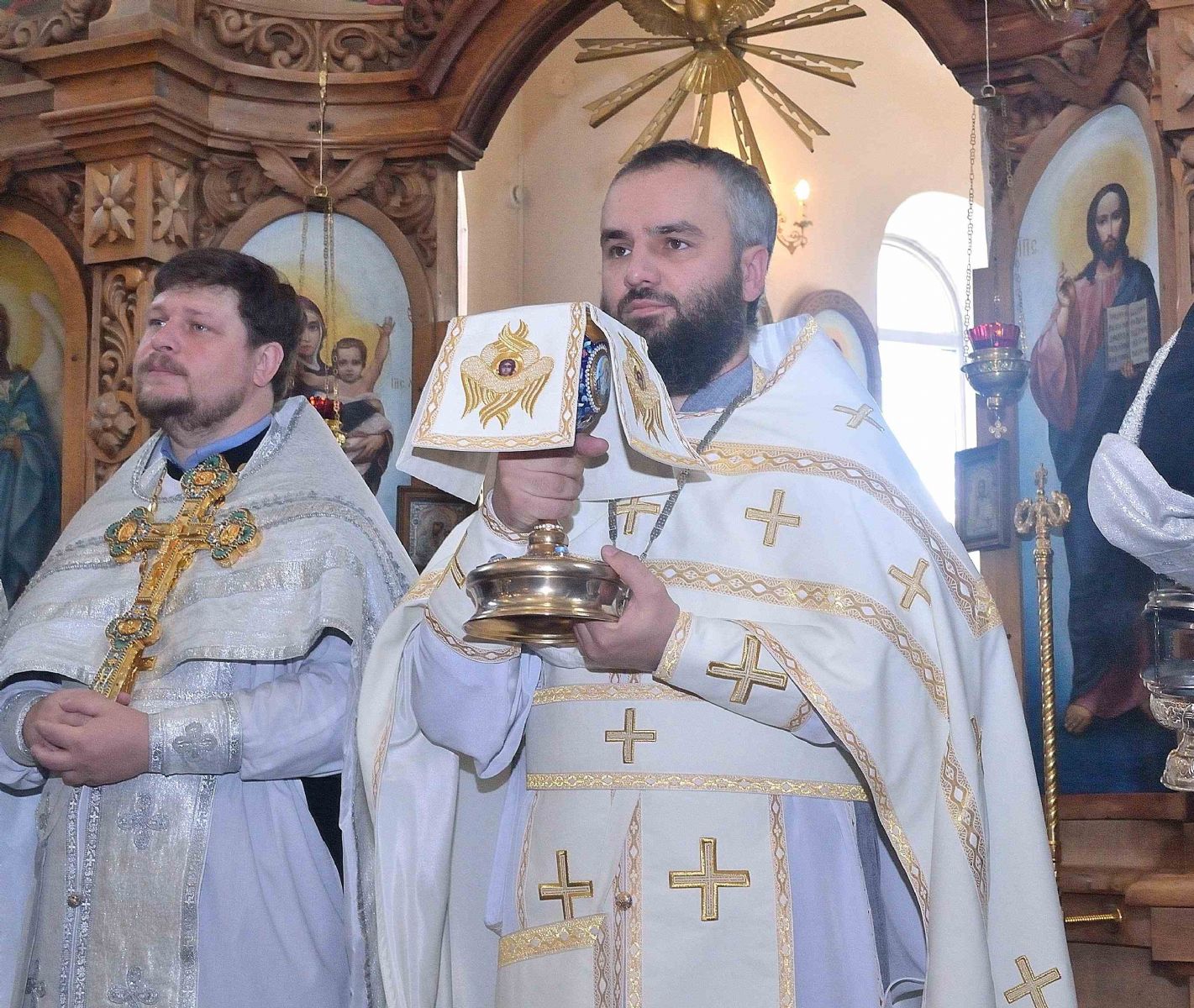 В праздник Вознесения Господня в нашем храме совершена Божественная Литургия