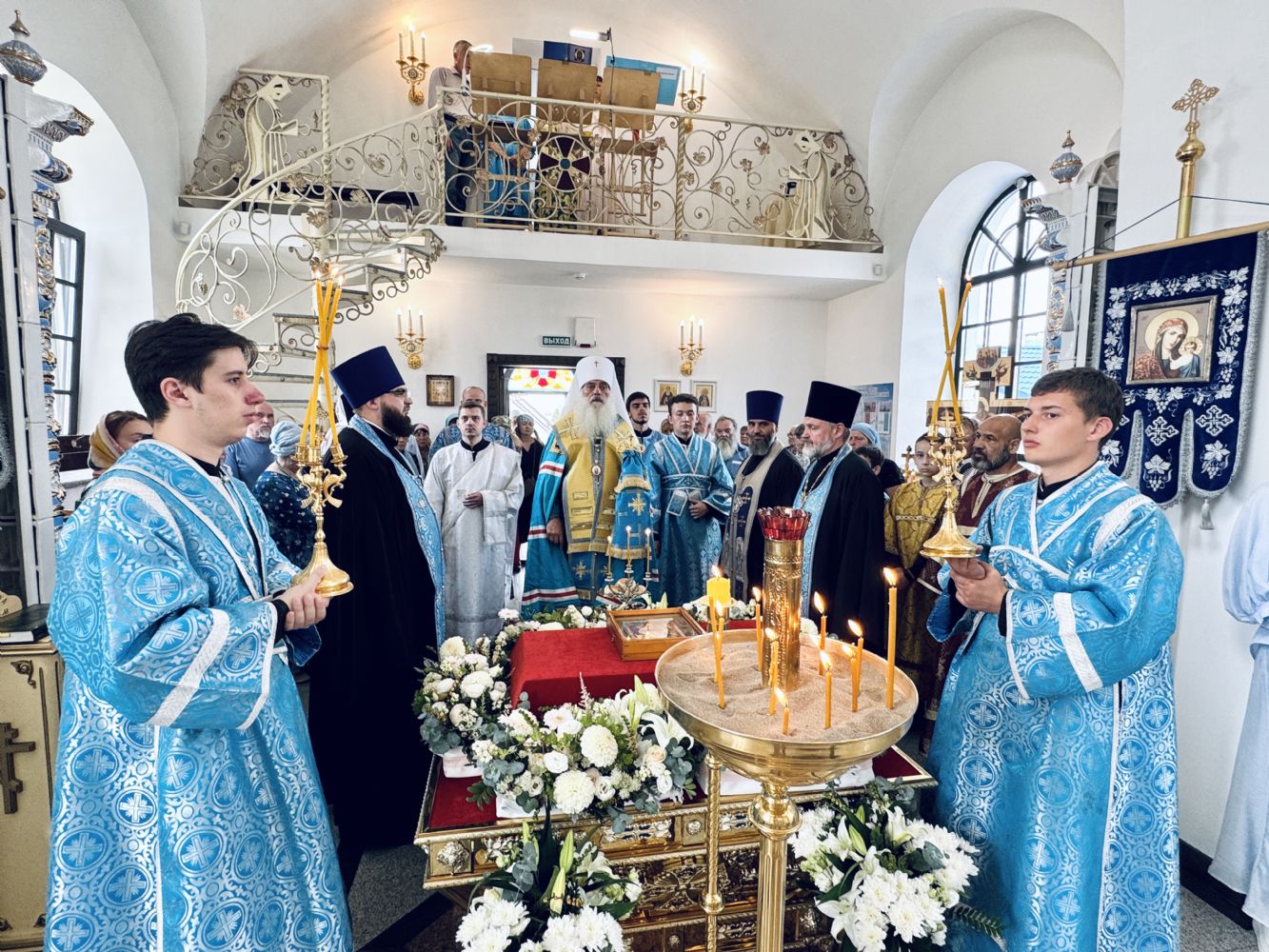 Архиерейское всенощное бдение в канун Успения Пресвятой Богородицы