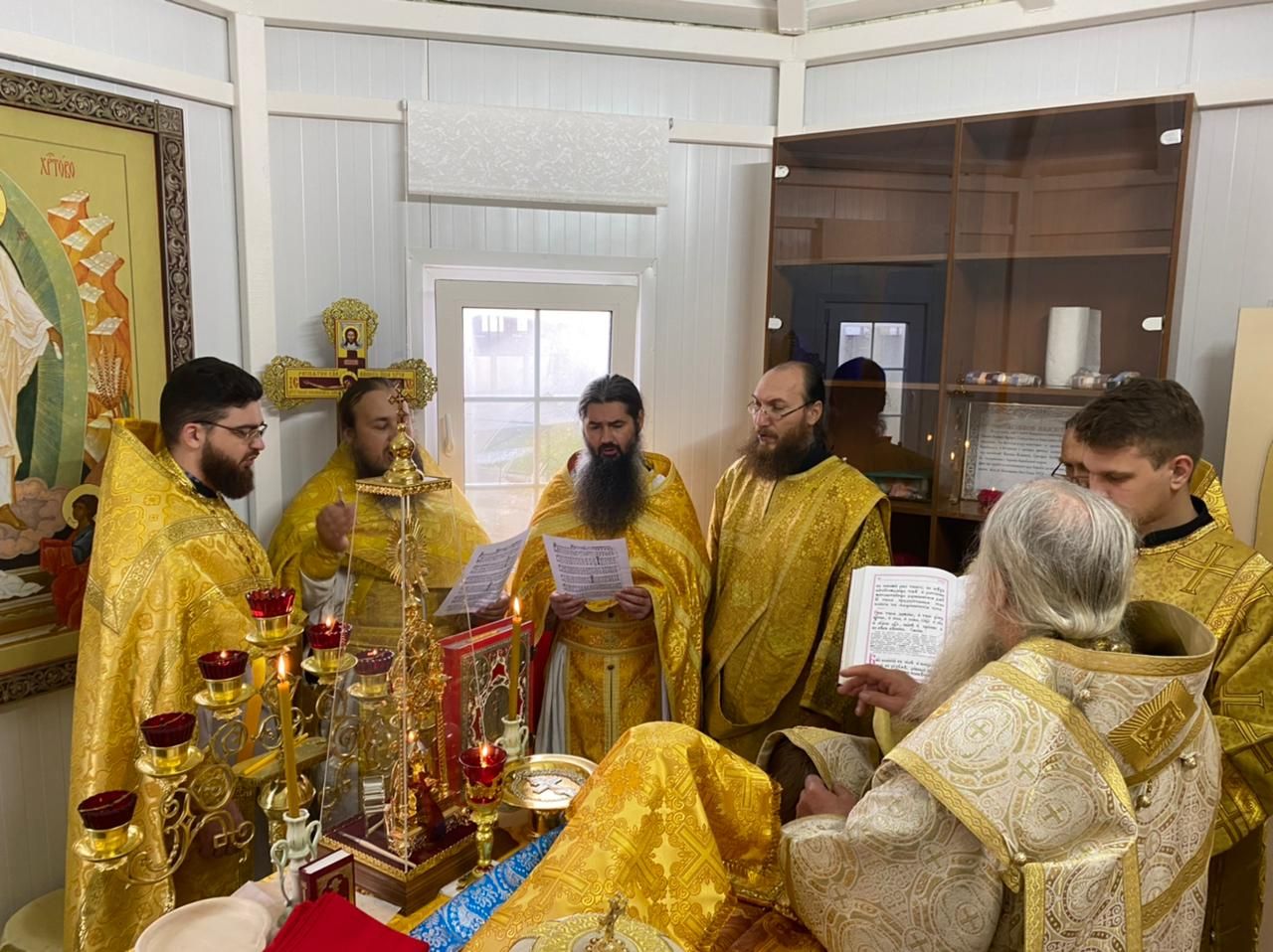 Иерей Дионисий Рейм принял участие в освящении храма в честь трёх святителей 