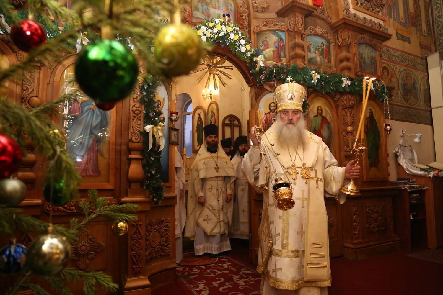 Митрополит Сергий возглавил Божественную литургию в праздник Обрезания Господня