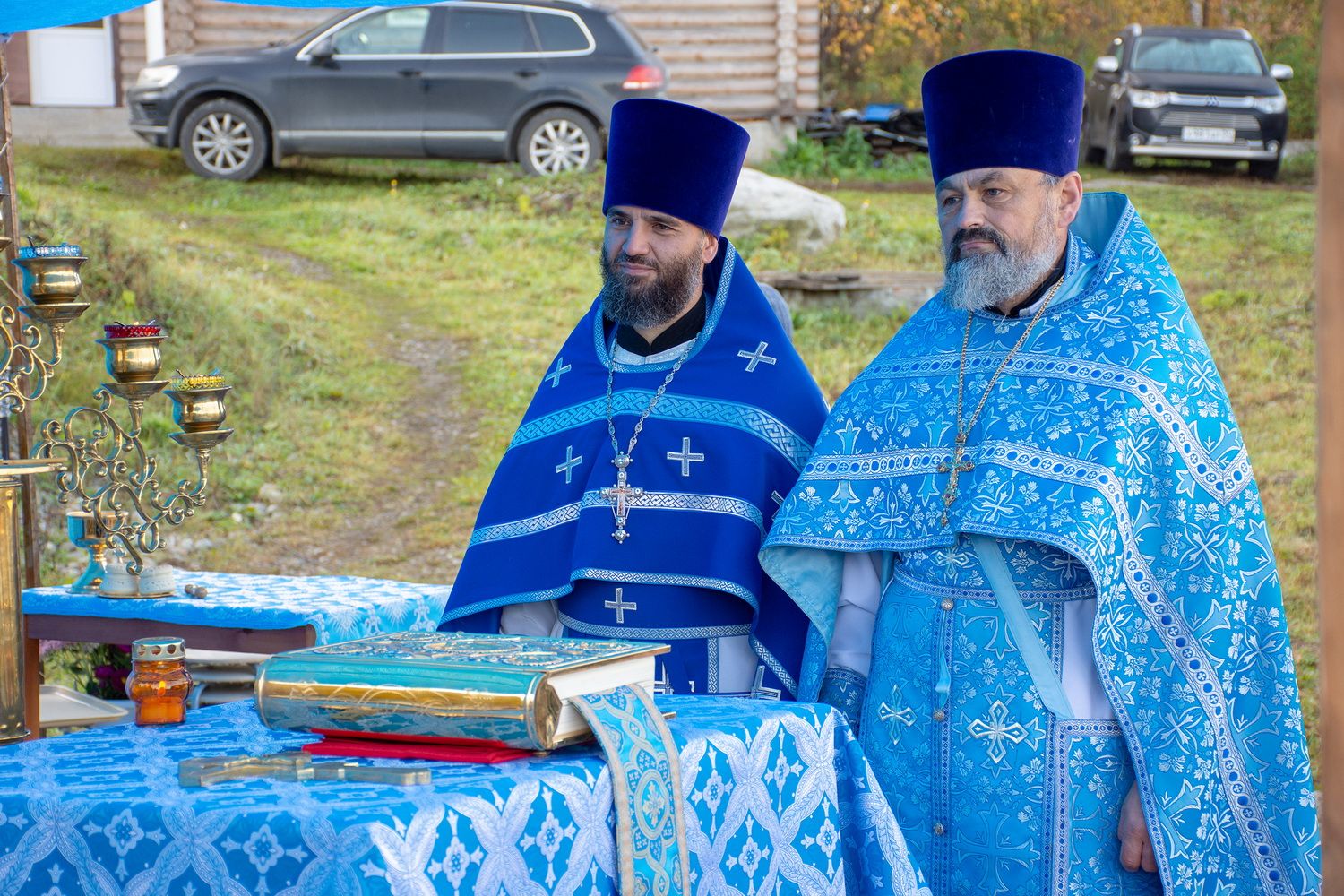 Секретарь Архиерейского Совета Алтайской Митрополии протоиерей Андрей Басов принял участие в праздновании Рождества Пресвятой Богородицы в с. Майма 