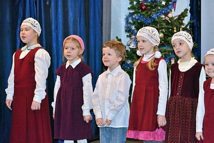 Рождественский концерт в воскресной школе 2015г
