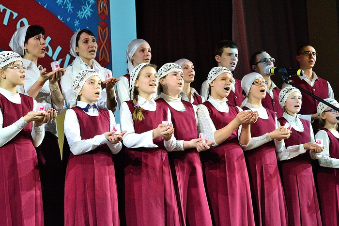 Хор воскресной школы принял участие в городском Рождественском концерте