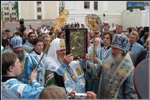 Возвращение Казанской иконы. Алексий II, Патриарх Московский и Всея Руси 