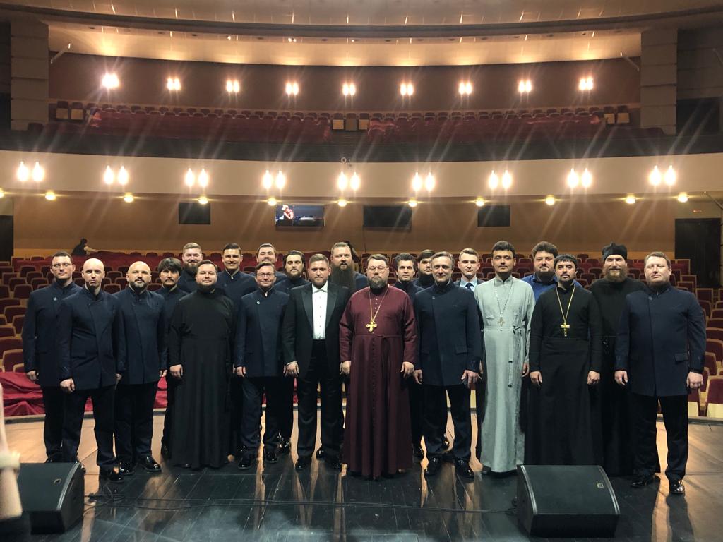 Иерей Сергий Никандров посетил концерт мужского хора Сретенского Московского монастыря